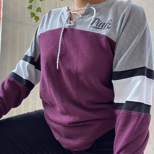 VS PINK Jersey Long sleeve Top